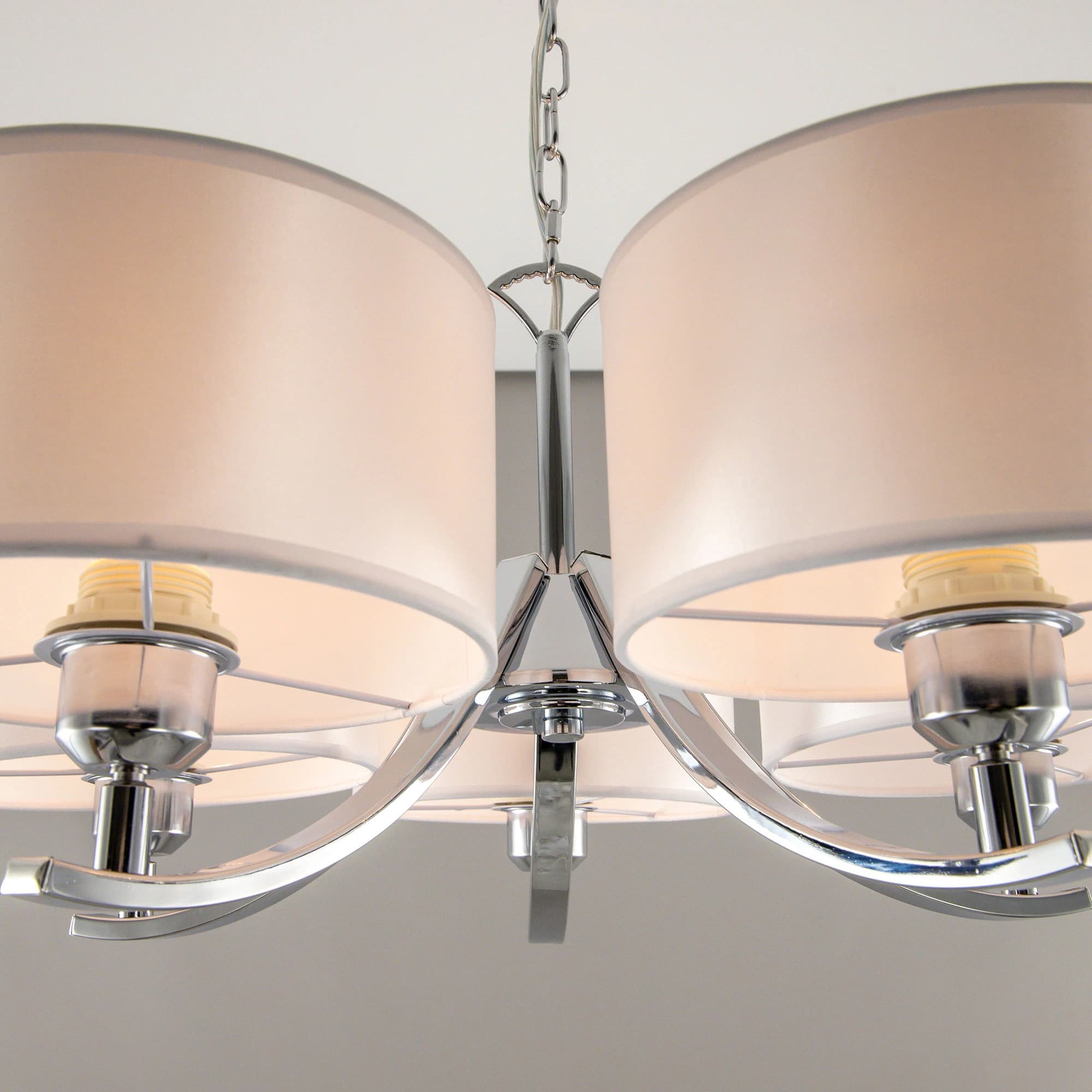 Citilux CL466150 Эвита Хром+Белый Люстра — миниатюра 14