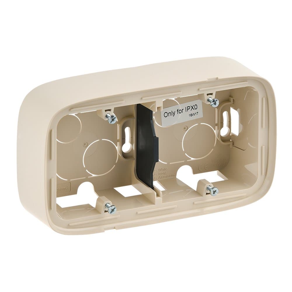 Legrand Valena ALLURE Сл.кость Коробка для накладного монтажа 2-ая 755562