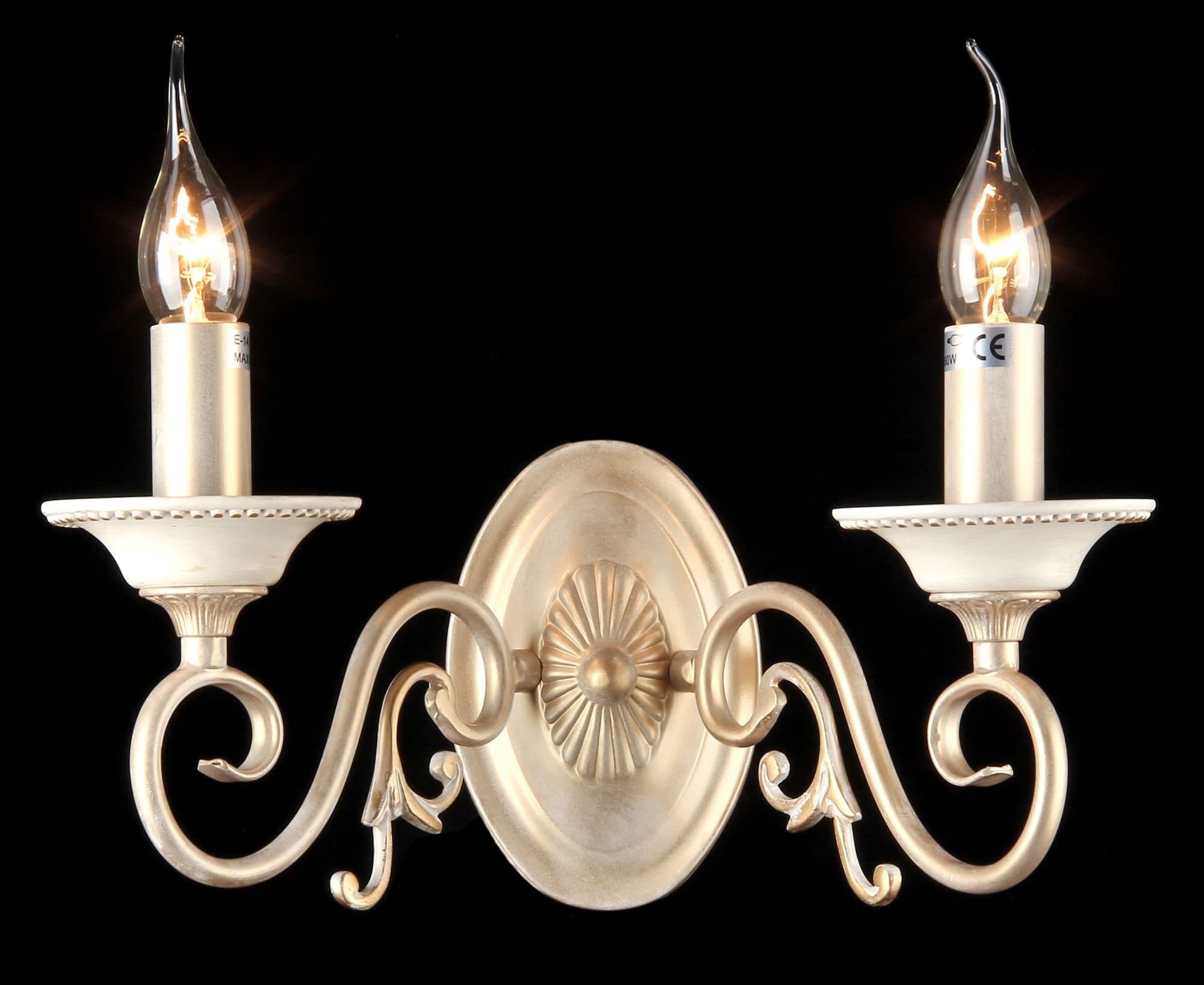 Maytoni Elegant Perla Кремовый с Золотом Бра 2xE14 60W ARM337-02-R — миниатюра 2