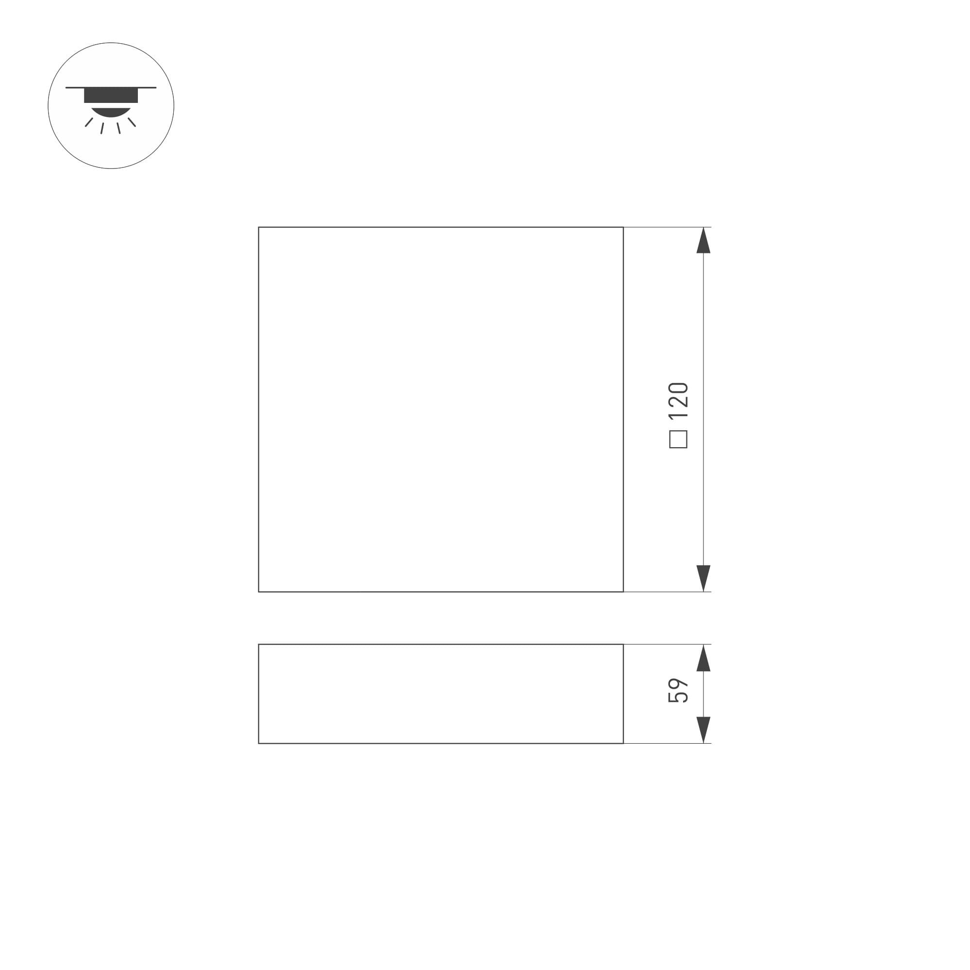 Arlight Светильник SP-QUADRO-S120x120-13W Day4000 (BK, 120 deg, 230V) (IP40 Металл, 3 года) 034777 — миниатюра 5