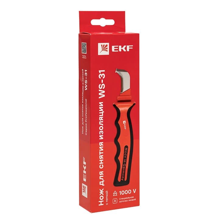 EKF Averes Нож для снятия изоляции с пяткой 1000V WS-31 Professional — миниатюра 2