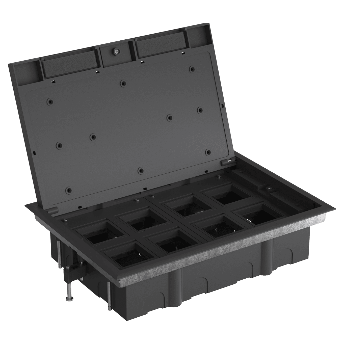 Systeme Elecrtic MultiDesk Люк на 16 модулей IP40 для фальшпола с монтажной коробкой, тип MDK10 — миниатюра 6
