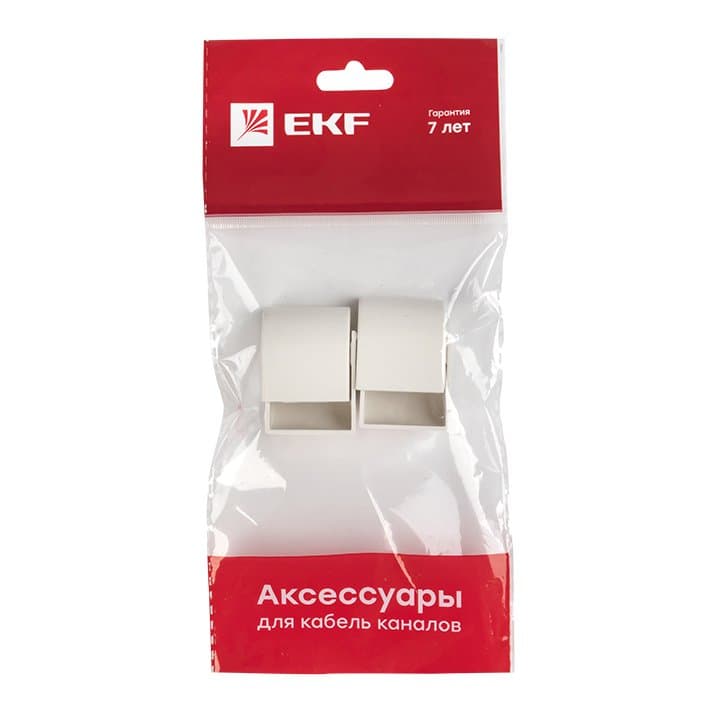 EKF PROxima Заглушка (25х16) (4 шт) Plast Белый — миниатюра 7