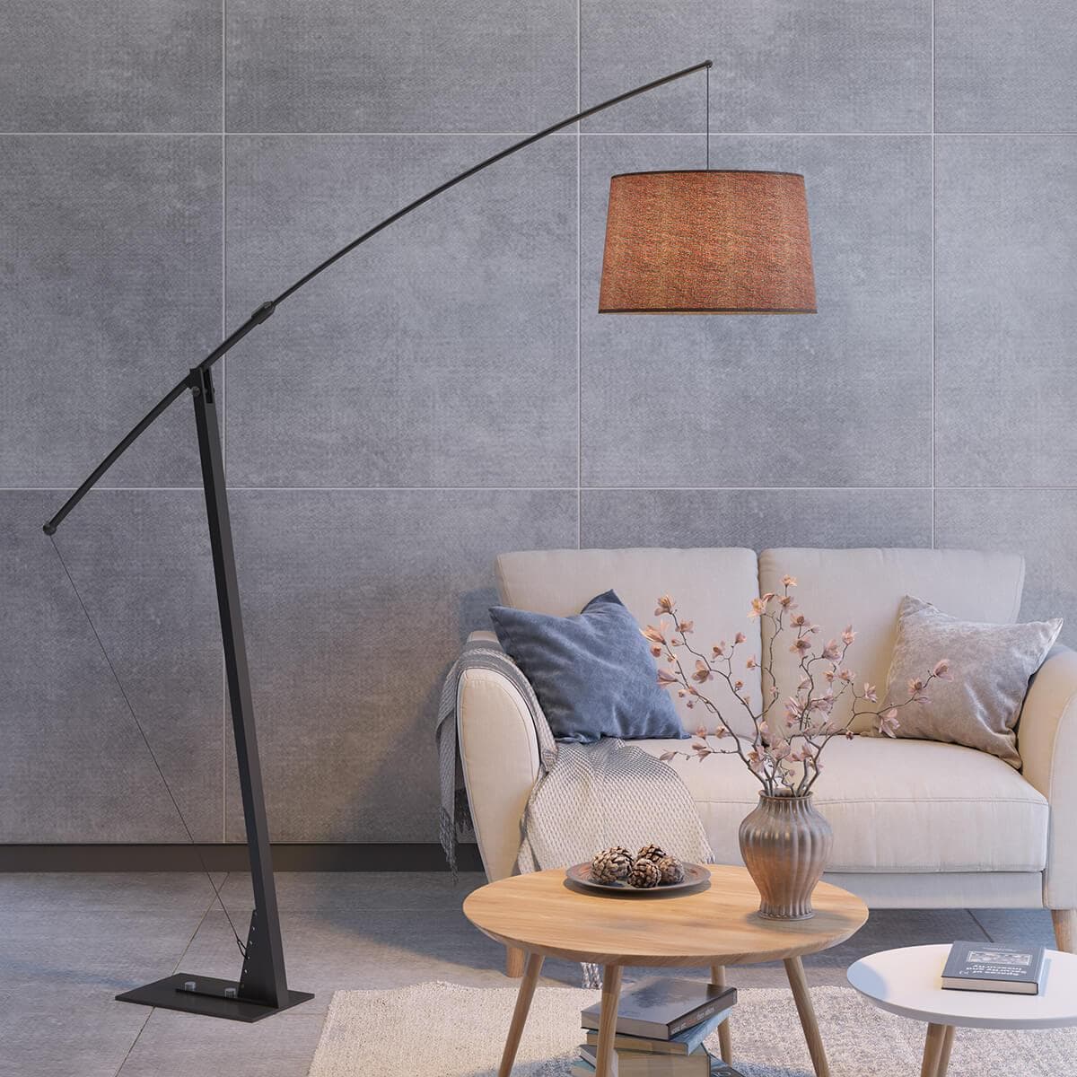 Odeon Light 4061/1F ODL19 305 черный Торшер E27 60W BRONX — миниатюра 4