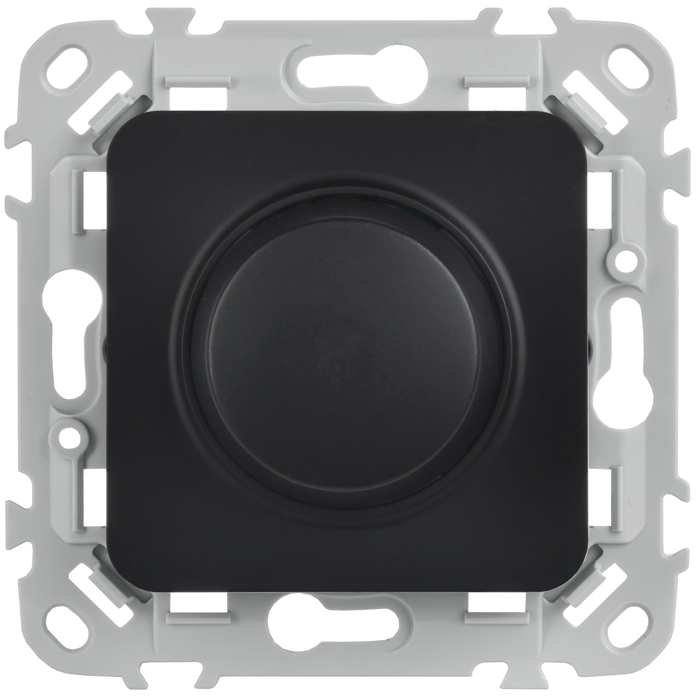 IEK FLITE Черный Светорегулятор проходной TRIAC 550Вт — миниатюра 2