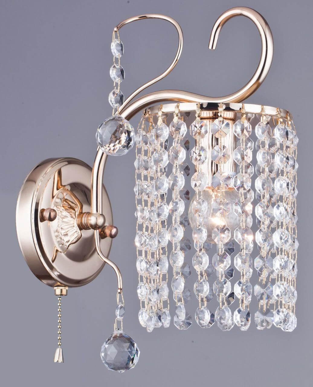 Freya Crystal Leona Золото Бра E14 40W FR1127-WL-01-G — миниатюра 5