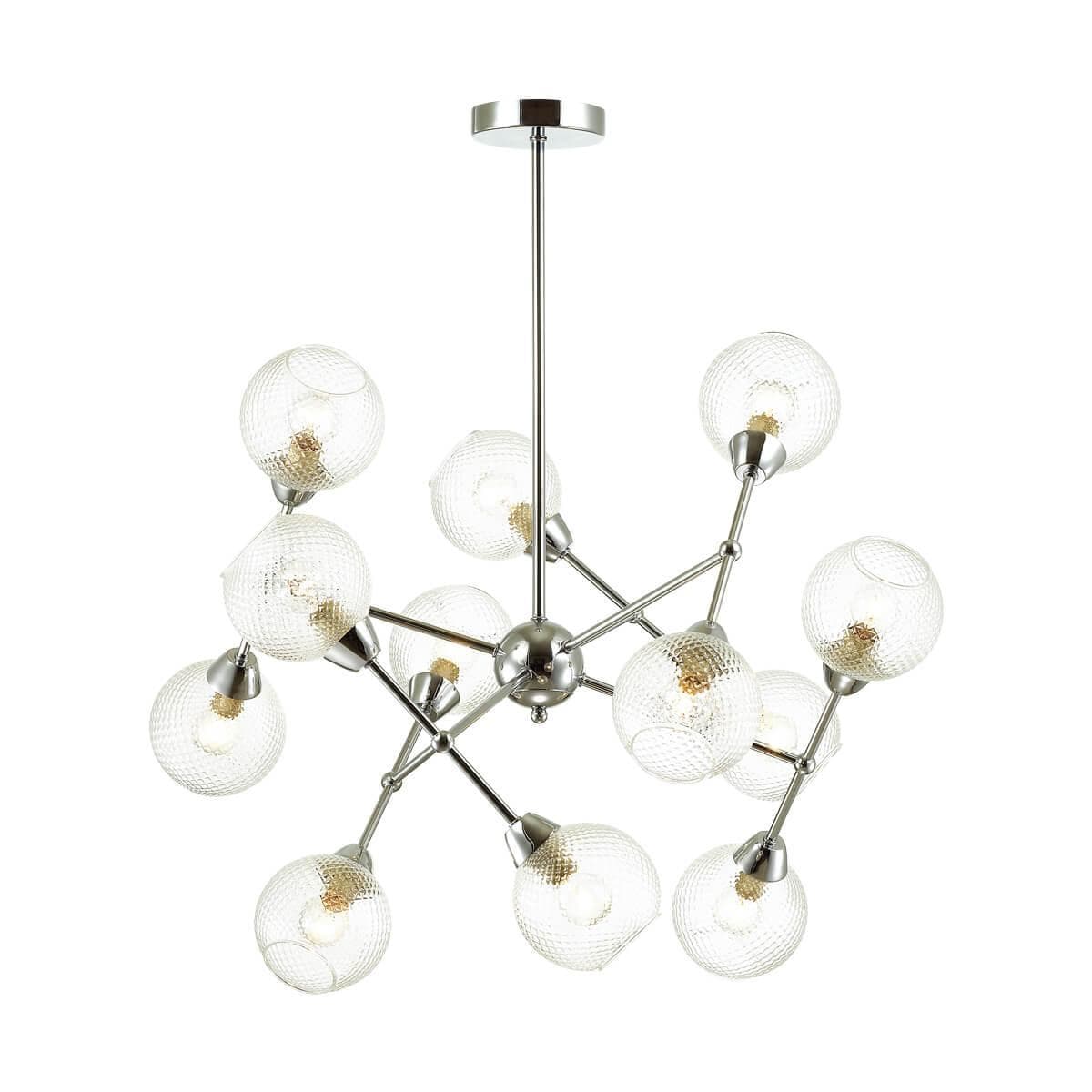 Lumion 4438/12C LN20 049 хром, стекло Люстра потолочная E14 12*40W 220V EVERLY — миниатюра 1