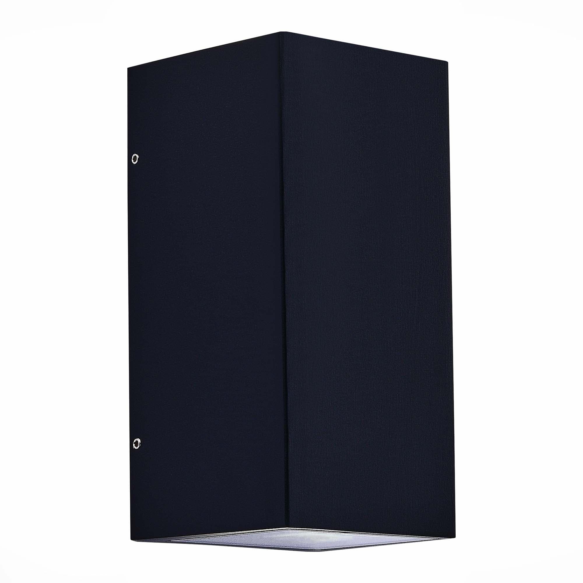 ST LUCE SL9002.411.01 Светильник уличный настенный Черный GU10 2*35W