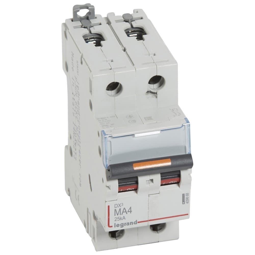 Legrand DX3 Автоматический выключатель 2P MA 4A 25кА 409868