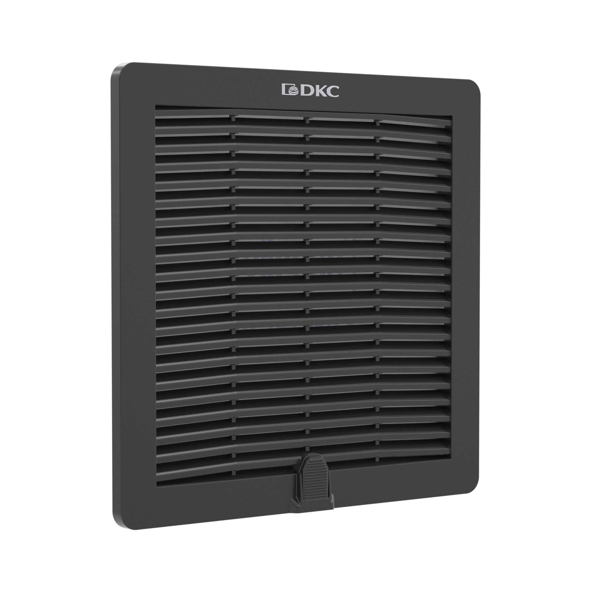 DKC Вентиляционная решетка с фильтром RF 325x325 мм, IP54, RAL9005