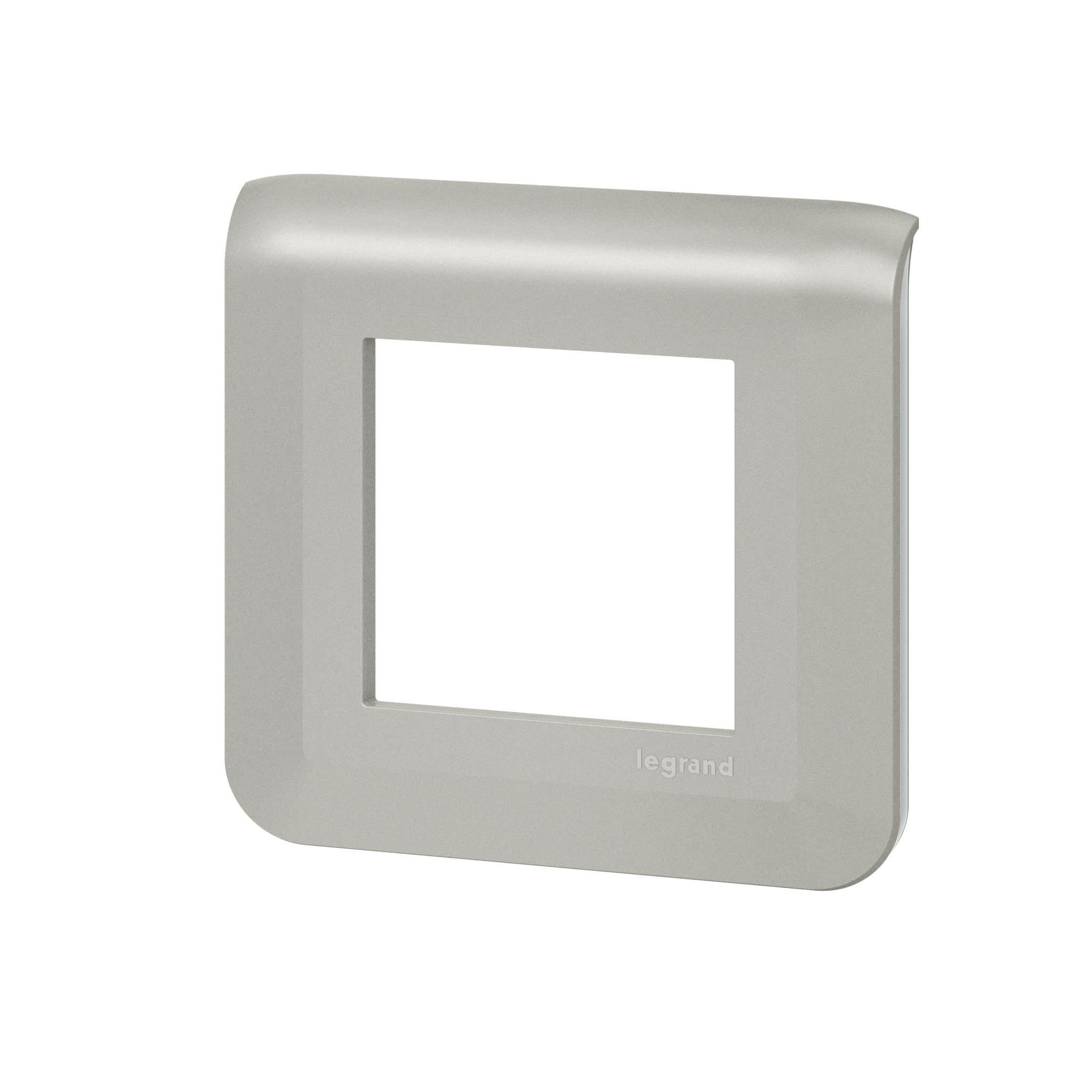 Legrand Mosaiс Рамка - Программа Mosaic - 2 модуля - алюминий 079302L — миниатюра 5