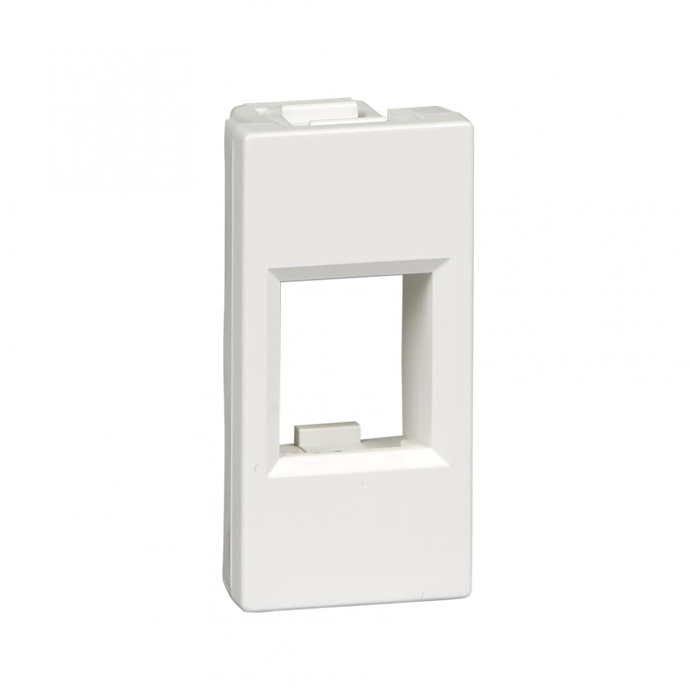 Systeme Electric Лиц.плата W45 1мод 1xKeystone RAL9003