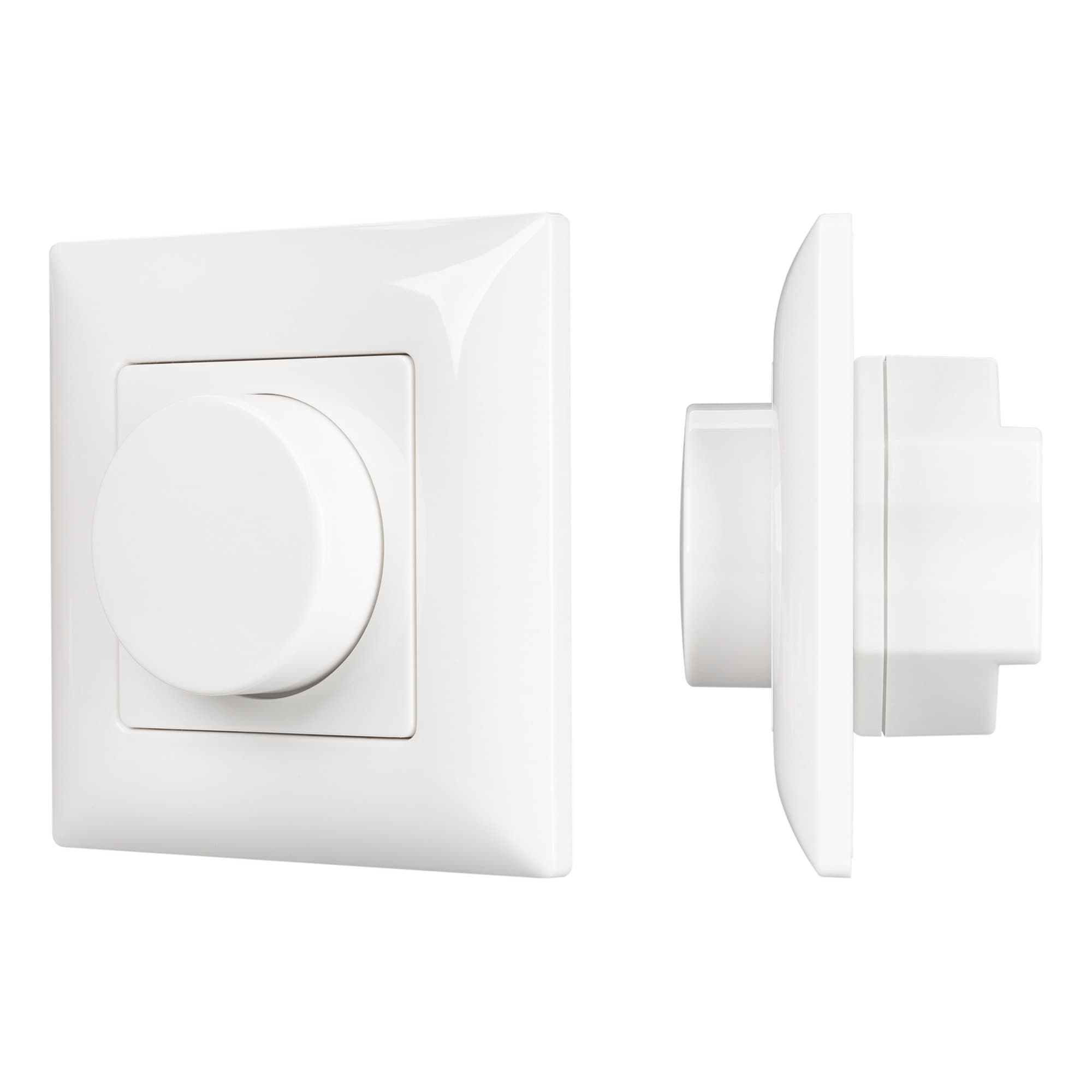 Arlight Панель SMART-P14-DIM-P-IN White (230V, 1.5A, 0/1-10V, Rotary, 2.4G) (IP20 Пластик, 5 лет) 033010