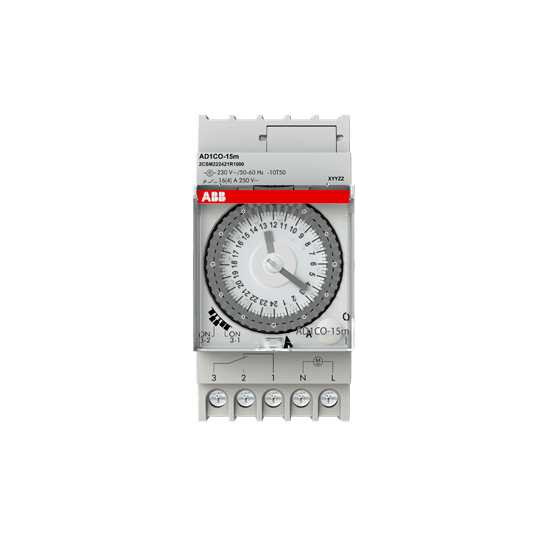 ABB Реле времени суточное AD1CO-15m 2CSM222421R1000 — миниатюра 2