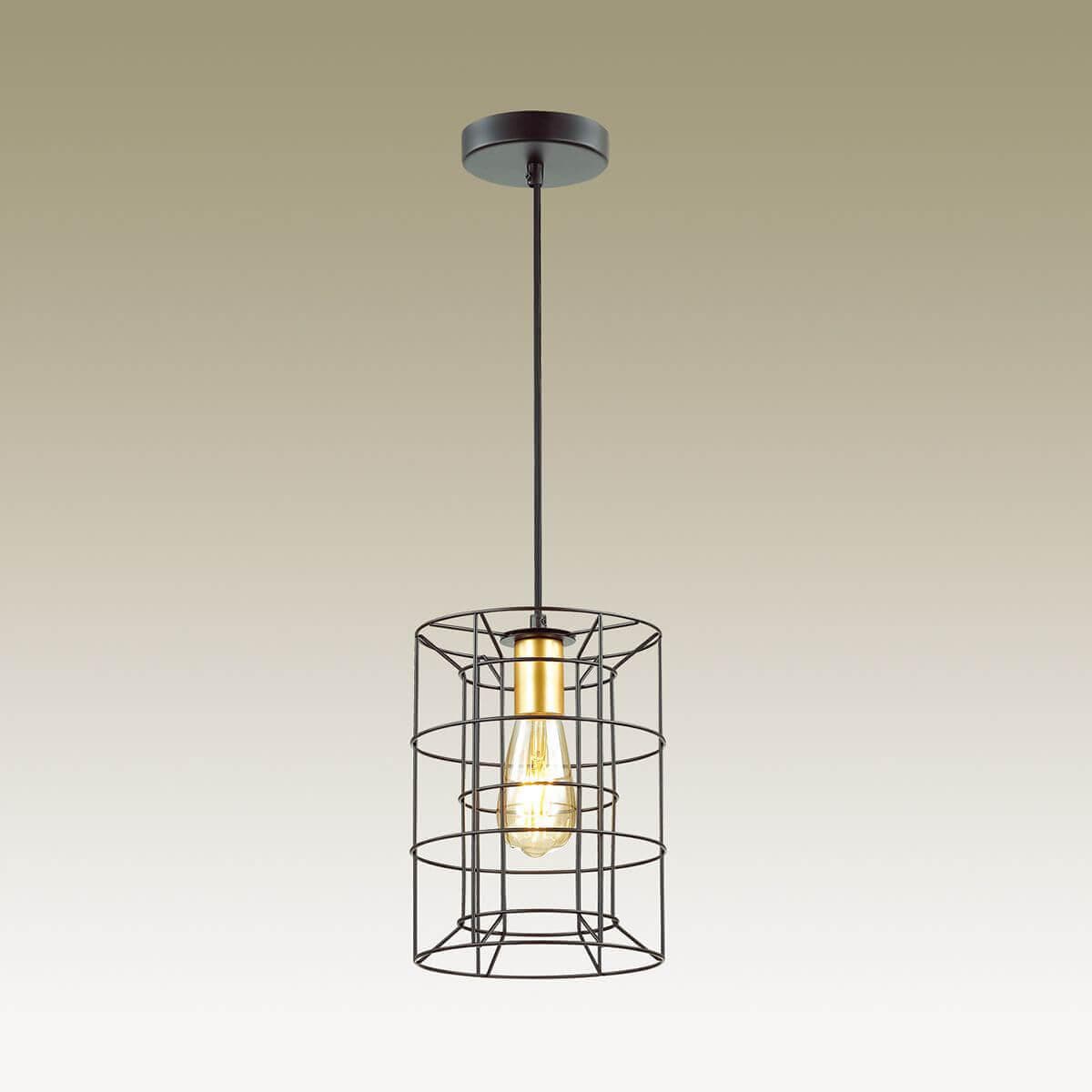Lumion 4410/1 LN19 134 черный, золотой Подвес E27 1*60W 220V RUPERT — миниатюра 4