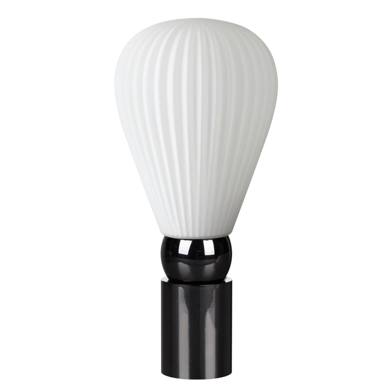 Odeon Light 5418/1T MODERN ODL_EX23 19 черный хром/белый матовый/металл/стекло Настольная лампа E14 1*40W ELICA — миниатюра 1