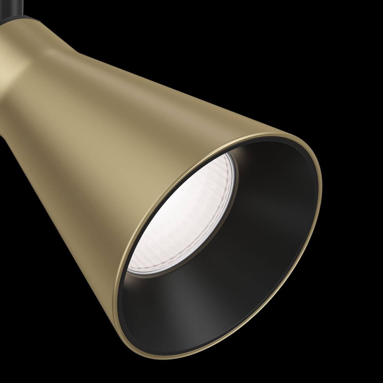 Maytoni Single phase track system Матовое Золото Светильник трековый TR022-1-GU10-MG — миниатюра 7