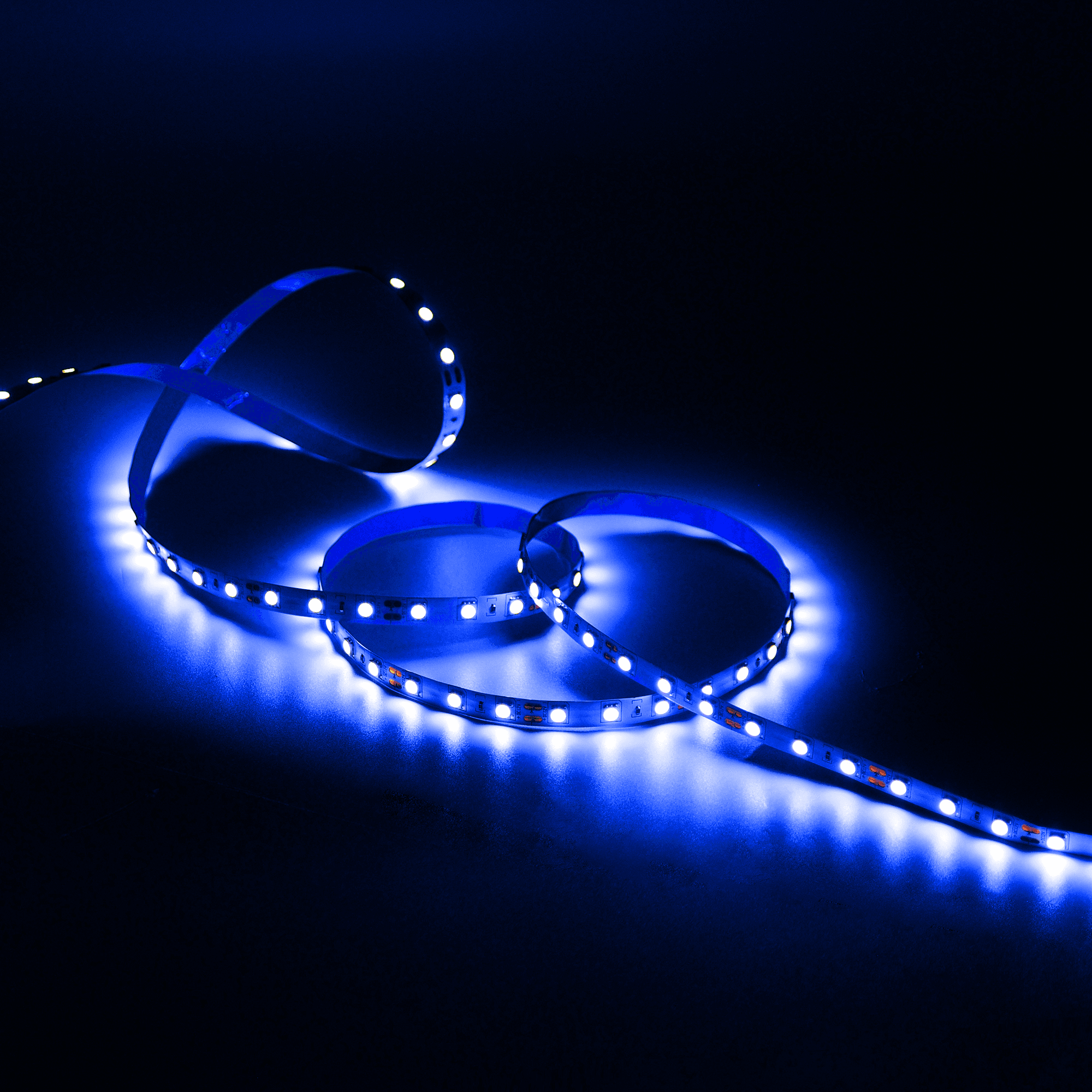 Gauss Лента LED 2835 -SMD 4.8W 12V DC синий (блистер 5м) 312000505 — миниатюра 11