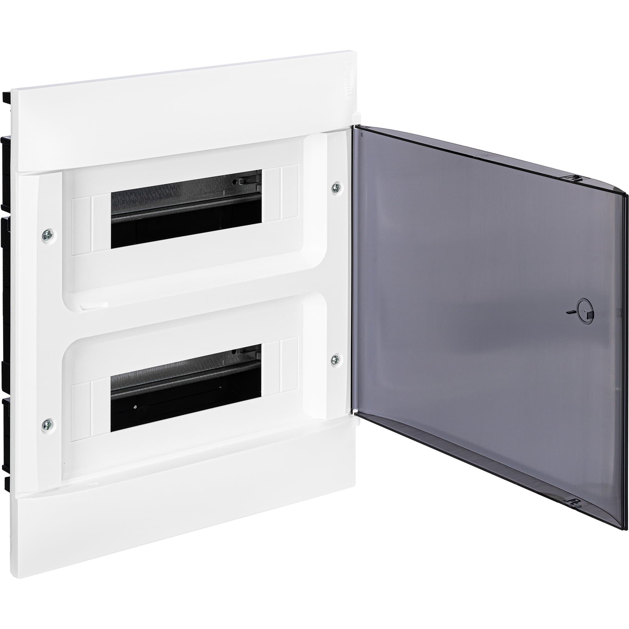 Legrand Practibox S Пластиковый щиток Встраиваемый 2X12 Дымчатая дверь 135552 — миниатюра 2