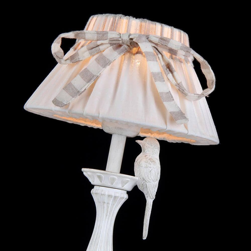 Maytoni Elegant Bird Белый Антик Настольная Лампа 1xE27 40W ARM013-11-W — миниатюра 10