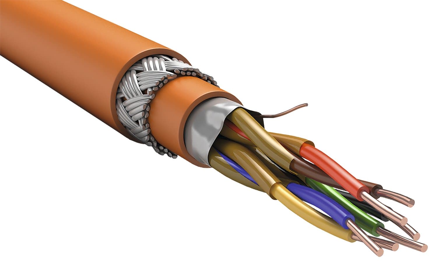 ITK Кабель RS-485 1х2х0,64 Кнг(А)-FRHF оранжевый (200м) FR1-01-F-3427