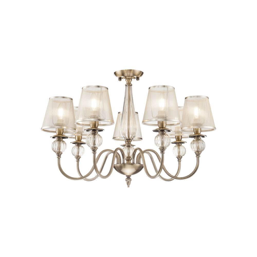 Freya Classic Inessa Бронза Антик Люстра E14 40W FR2685PL-07BZ — миниатюра 5