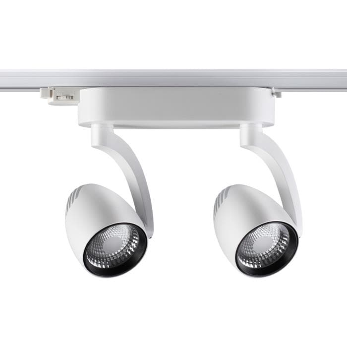 Novotech 357869 NT18 057 белый/черный Трековый светильник IP20 LED 3000К 2*24W 220-240V ZEUS