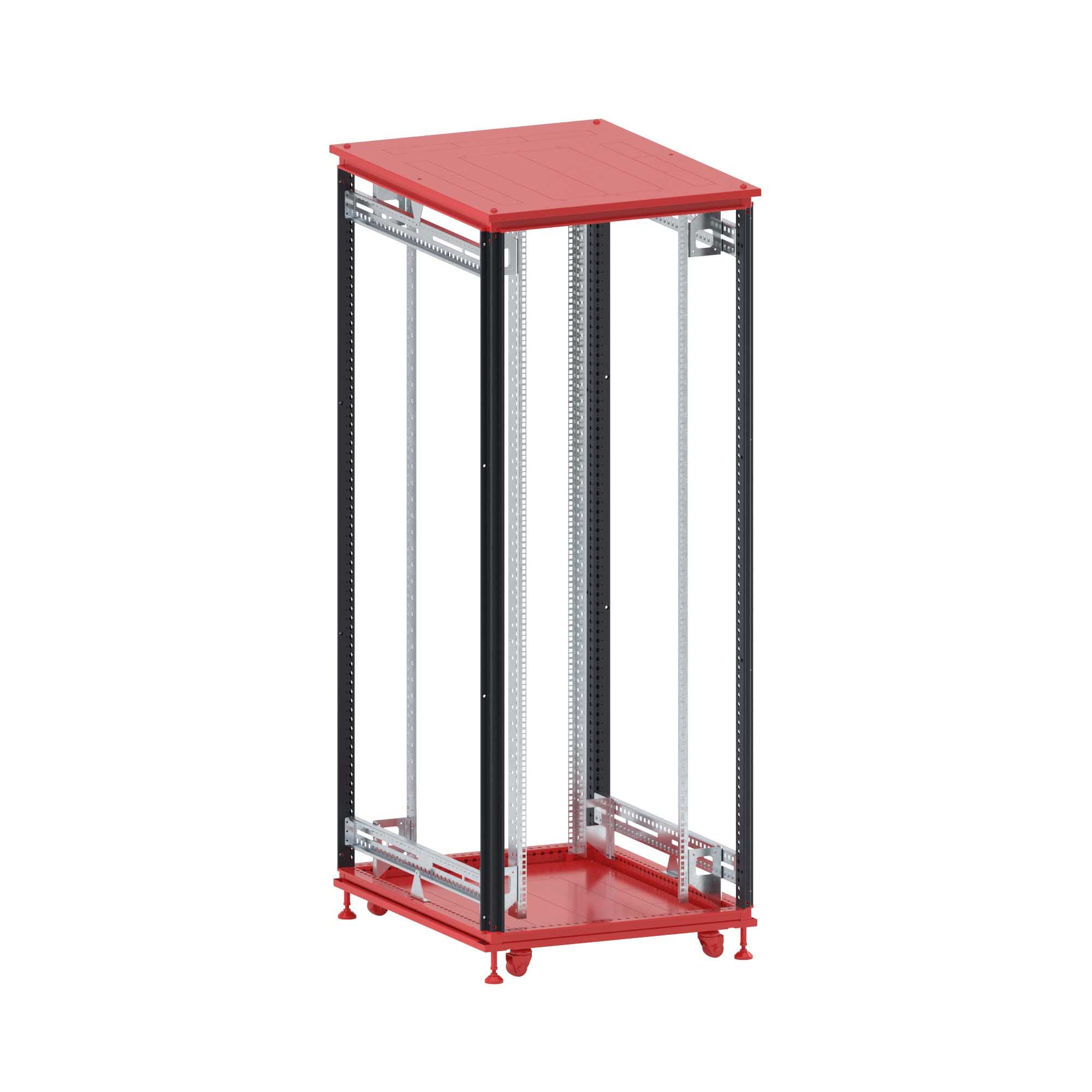 DKC Стойки вертикальные комплект для 38U IT-CQE RAL7035 — миниатюра 2