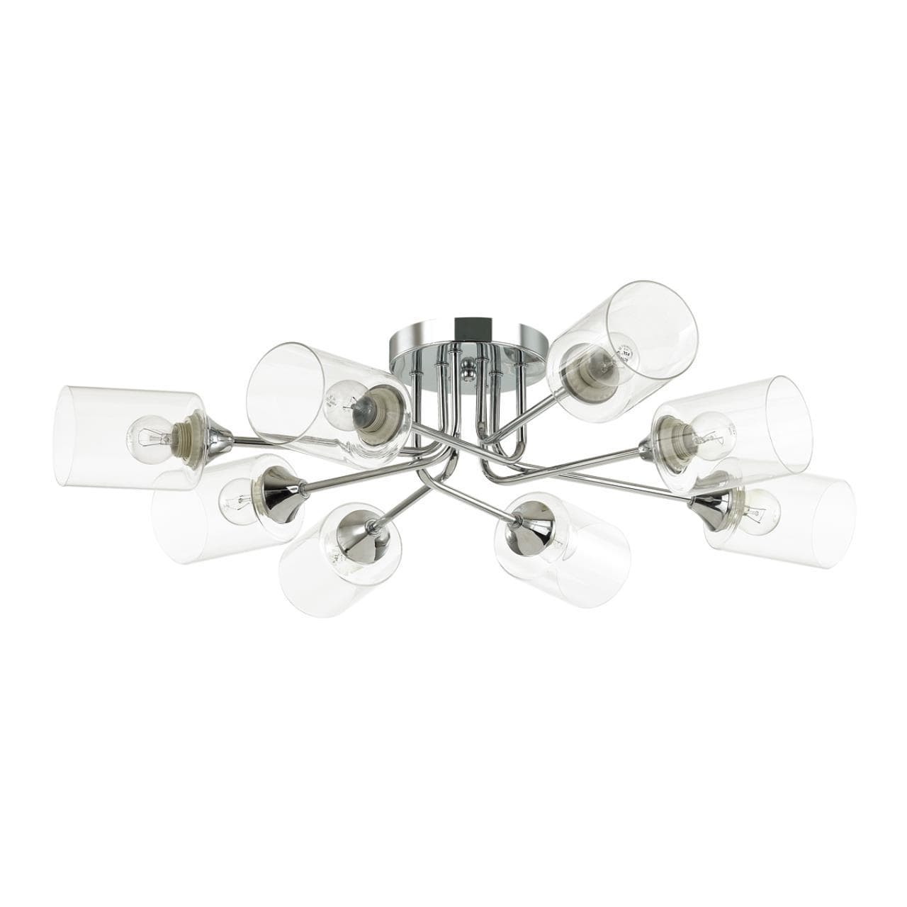 Lumion 4529/8C COMFI LN21 061 хром Люстра потолочная E27 8*60W 220V JERRY — миниатюра 2
