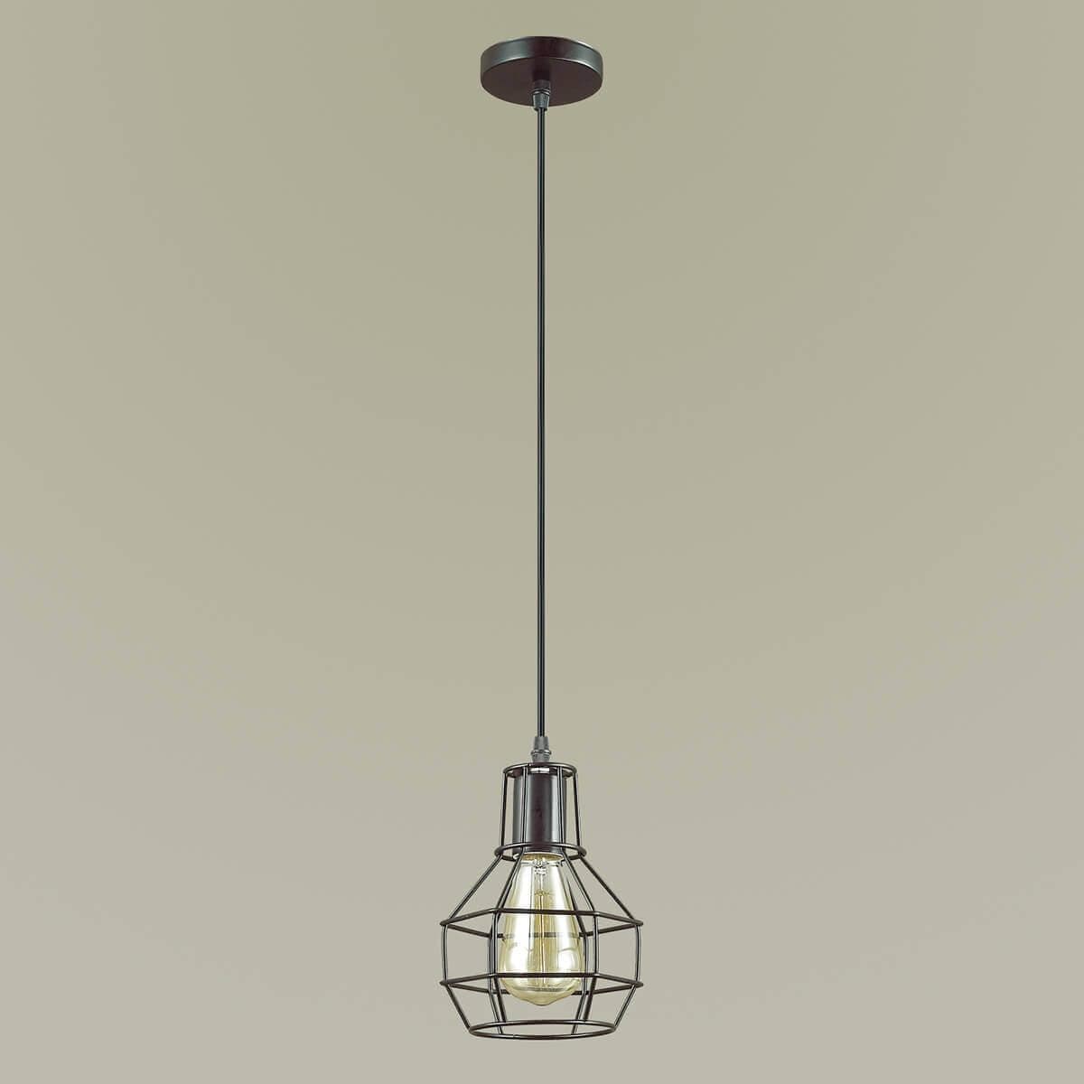 Lumion 3637/1 LN18 143 чёрный Подвес E27 60W 220V HARALD — миниатюра 3