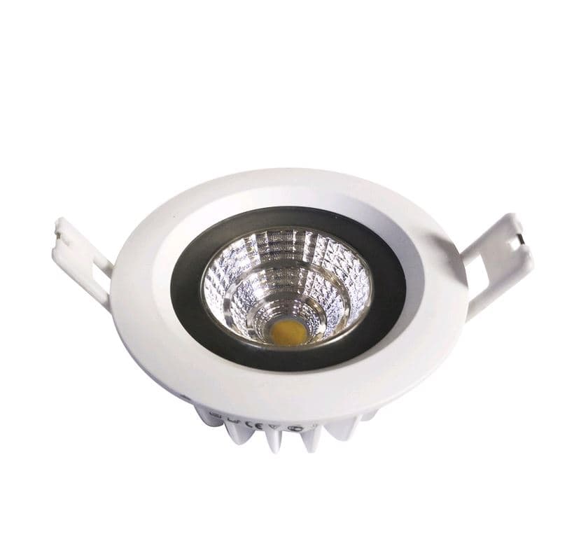 Kink Light 2141 Светильник встраиваемый белый d9 h6,5 Led 7W (4000K)