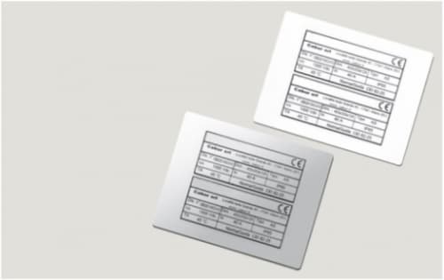 DKC Табличка полужесткая для маркировки оболочек. Клейкое основание. ПВХ. Зеленая