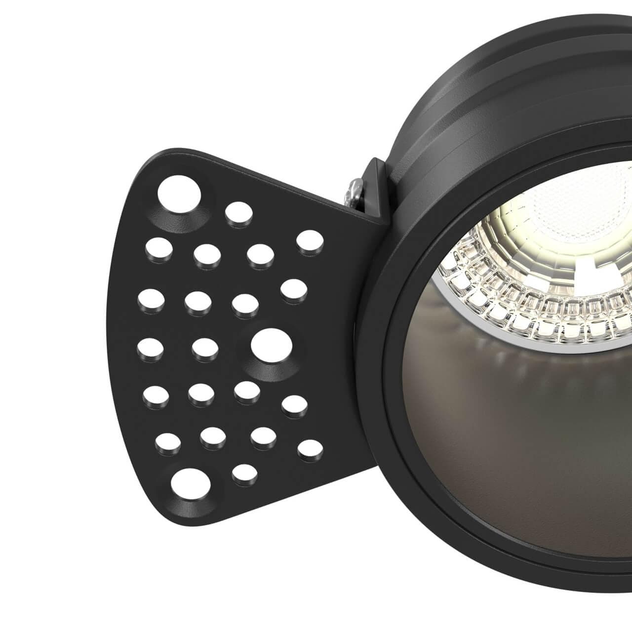Maytoni Downlight Reif Черный Встраиваемый светильник DL048-01B — миниатюра 6