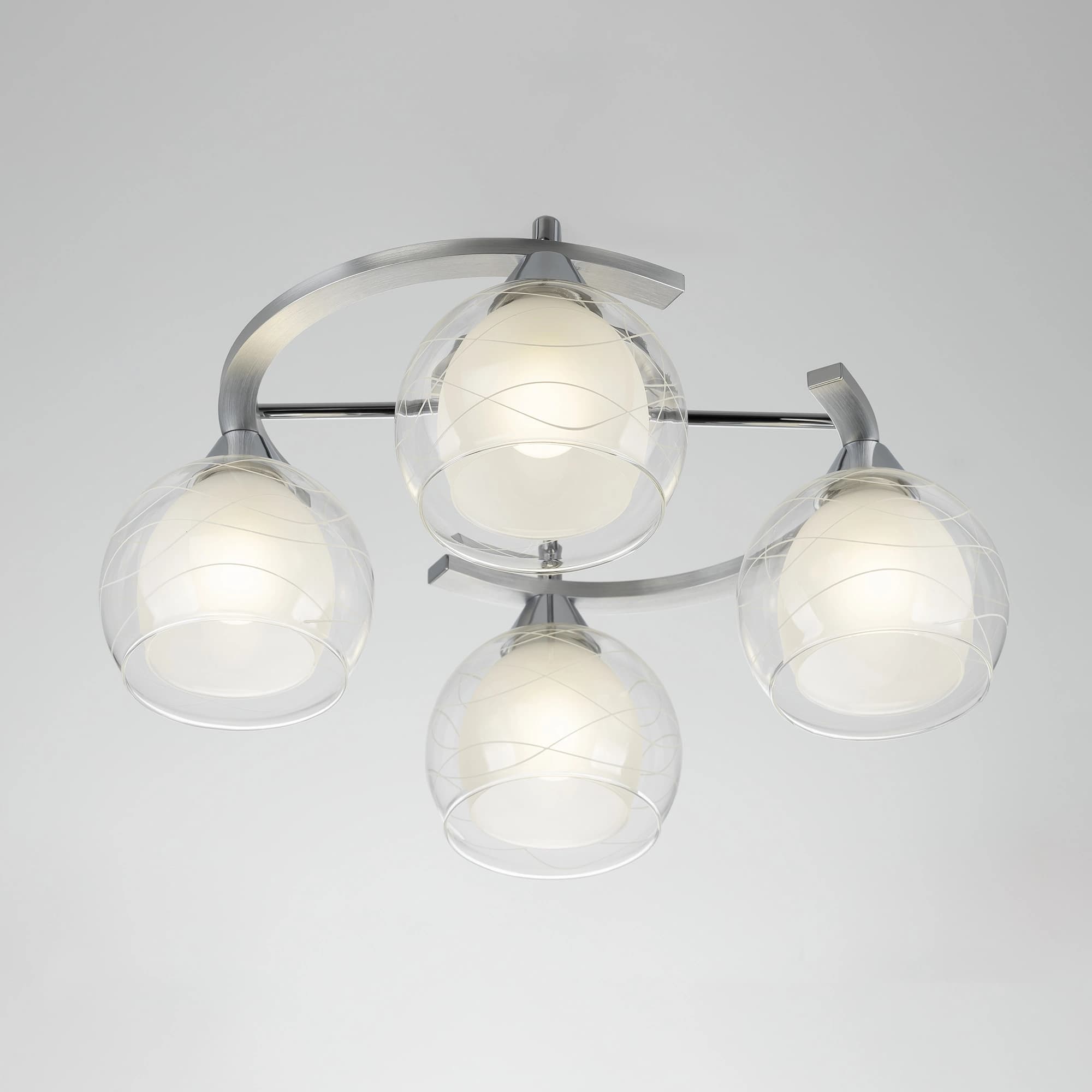 Citilux CL157142 Буги Алюм+Хром Светильник Люстра — миниатюра 3