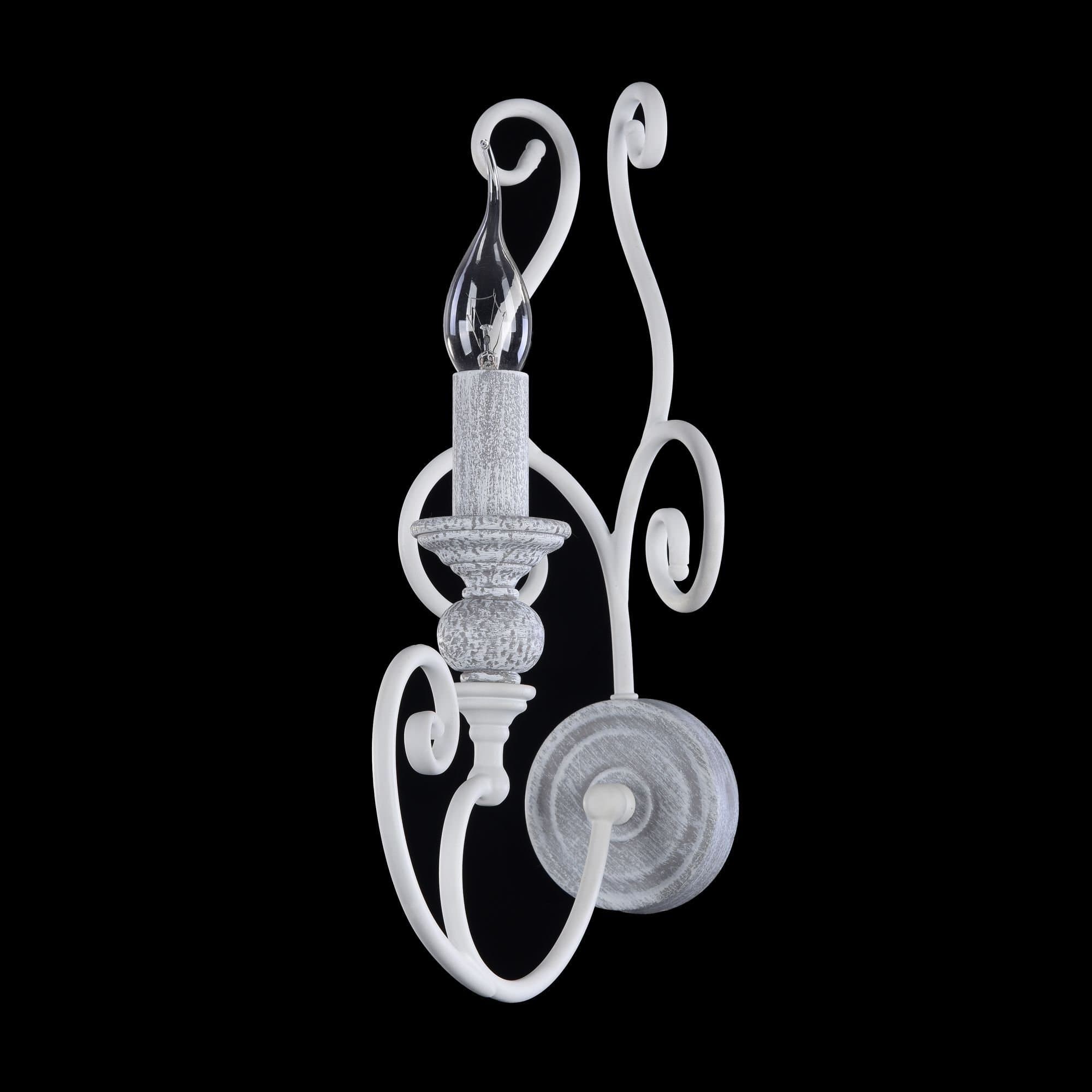 Maytoni Elegant Karina Белый Бра 1xE14 60W ARM631-WL-01-W — миниатюра 6