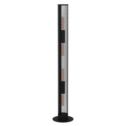 Eglo REDCLIFFE Торшер REDCLIFFE, 4Х40W, E27, H1355, Ø120, основание: Ø250, сталь, черный 43537