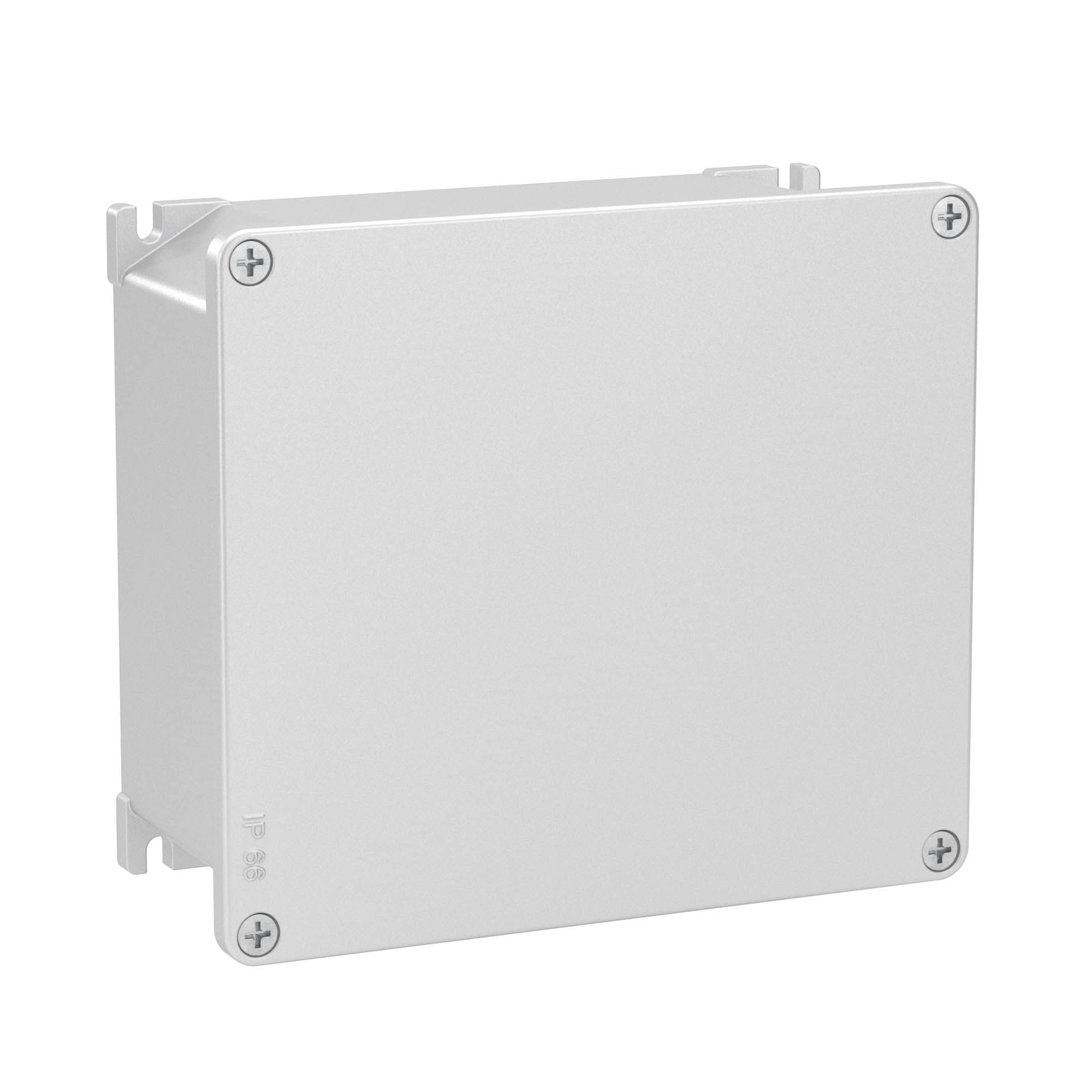 DKC Коробка ответвительная алюминиевая окрашенная, IP66/IP67, RAL9006, 178х155х74мм — миниатюра 2