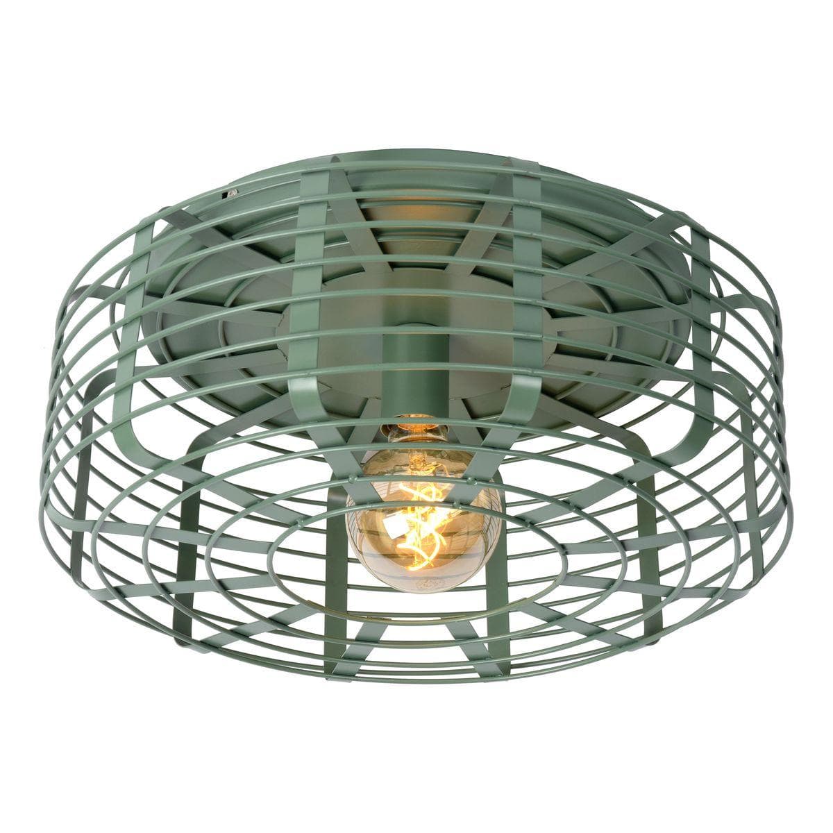 Lucide MELOPEE Светильник потолочный Ø 45 cm 1xE27 Turquoise 45148/45/37
