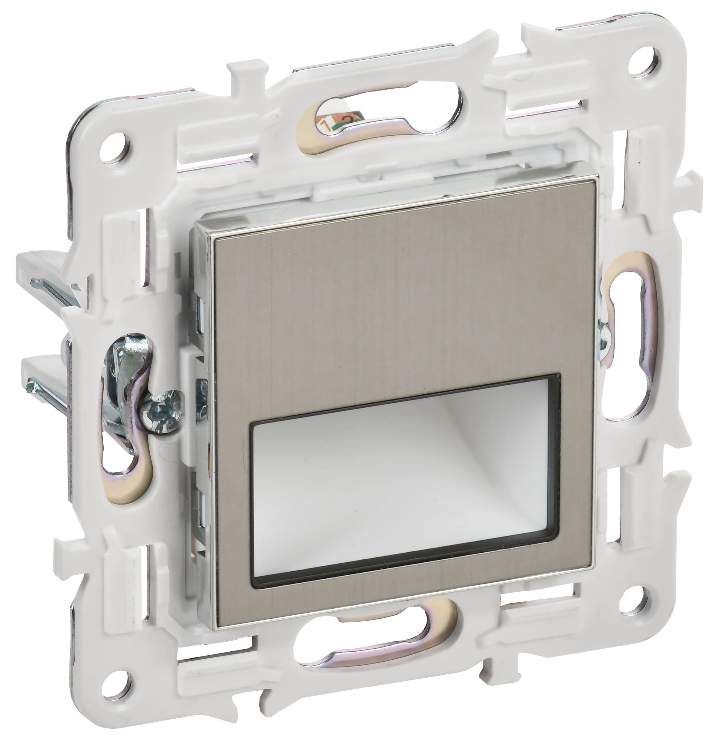 IEK SKANDY Никель Подсветка LED встраиваемая SK-L01N