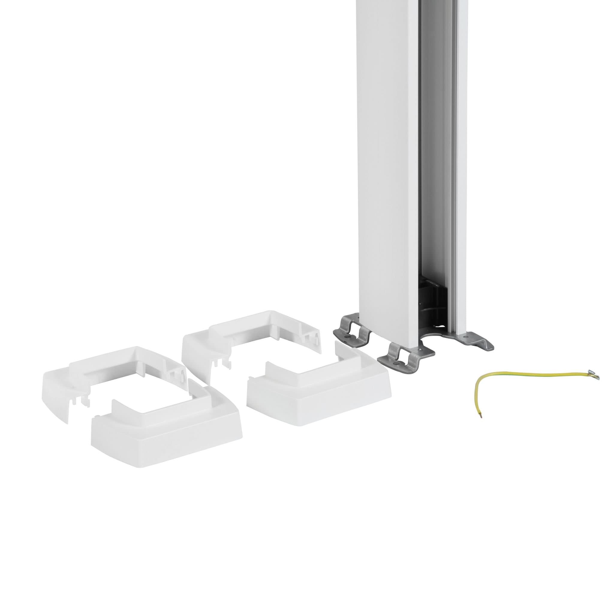 Legrand Snap-On колонна алюминиевая с крышкой из пластика 1 секция 4,02 метра, с возможностью увеличения высоты колонны до 5,3 метра,  цвет белый 653013 — миниатюра 2