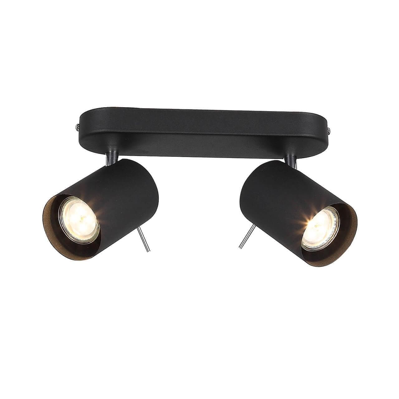 ST LUCE SL597.401.02 Спот Черный, Хром/Черный GU10 LED 2*3W — миниатюра 1