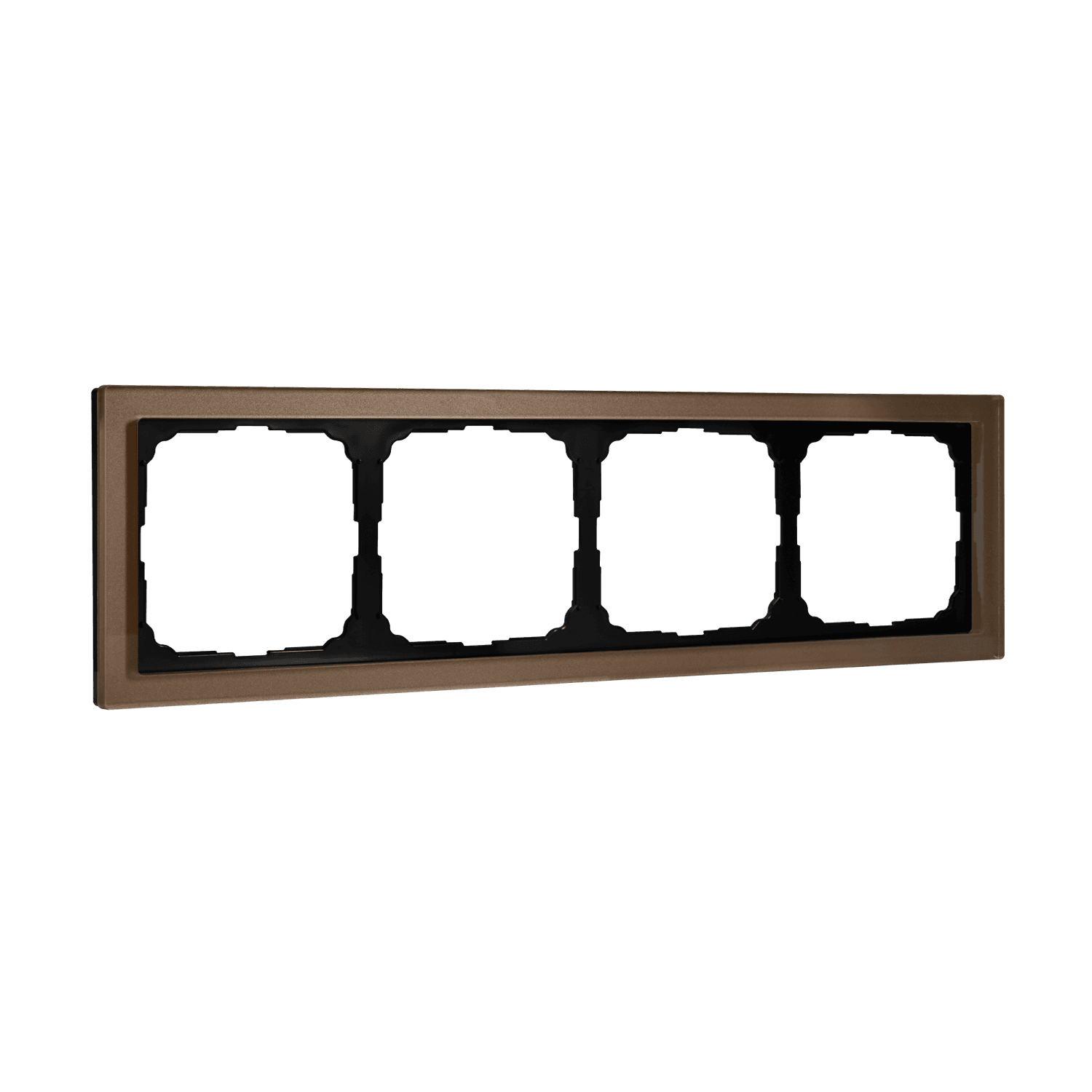 Systeme Electric ArtGallery Pure Органическое стекло Шампань Рамка 4-ая