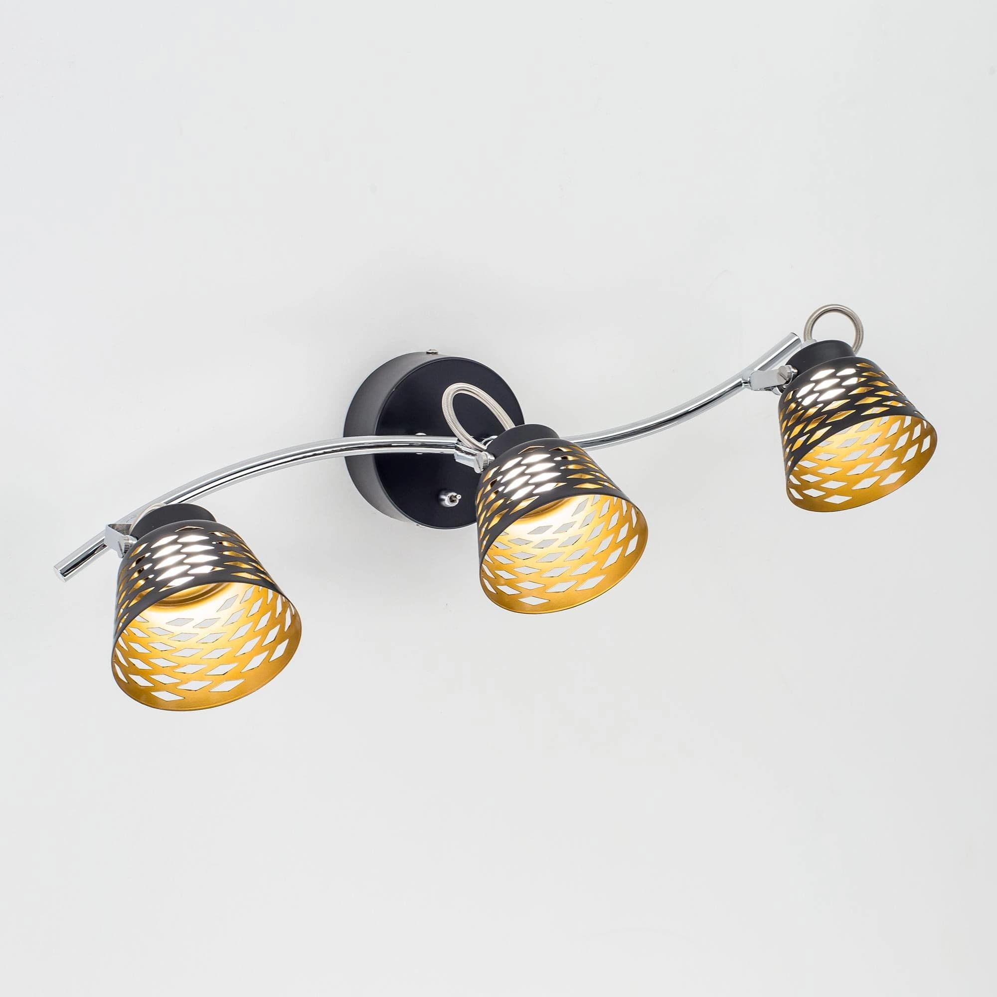 Citilux CL508532 Орегон Черный Светильник Наст-Потол, LED 3*5W — миниатюра 2