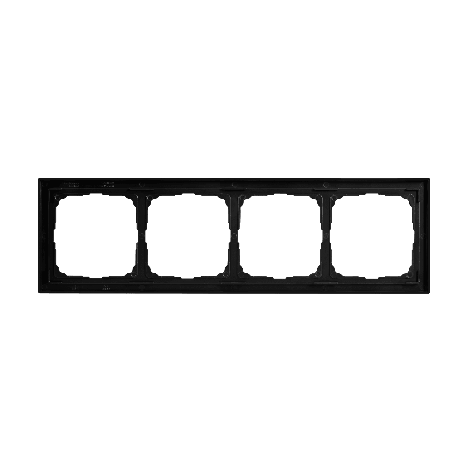 Systeme Electric ArtGallery Pure Матовое органическое стекло Черный Рамка 4-ая — миниатюра 5