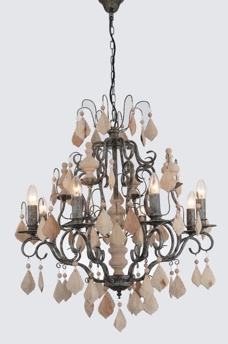 Favourite Albero Серая Люстра 8*E14*40W 1763-8P