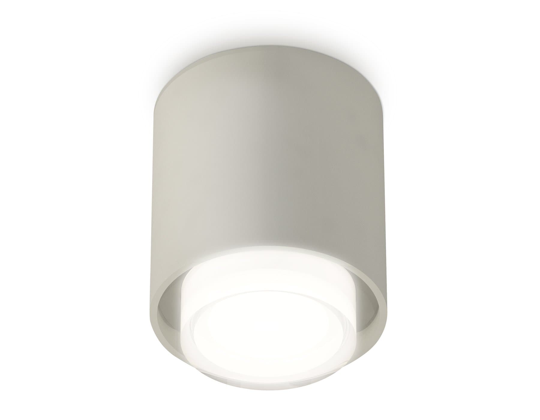 Ambrella Комплект накладного светильника с акрилом XS7724015 SGR/FR серый песок/белый матовый MR16 GU5.3 (C7724, N7165) — миниатюра 1
