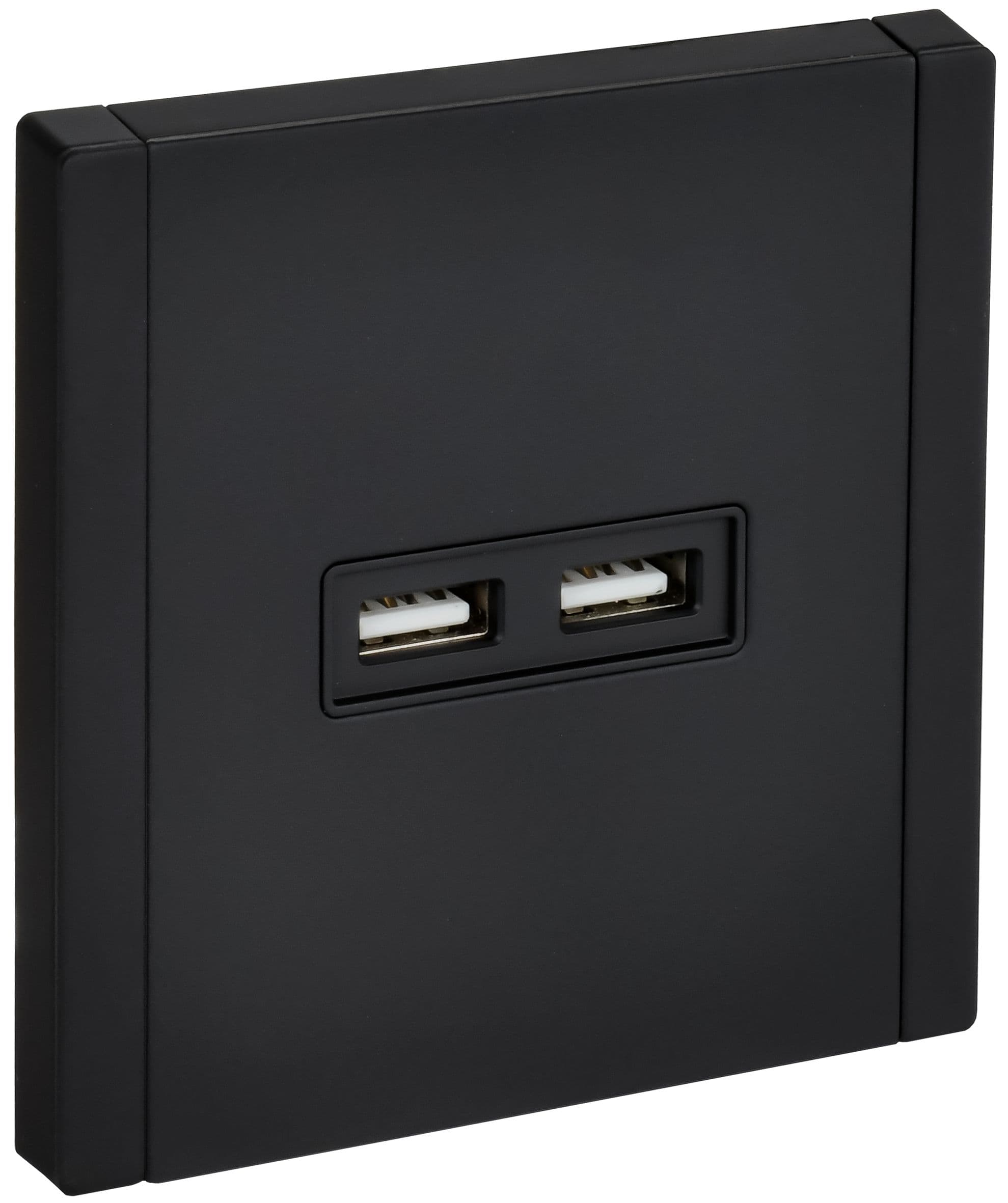 IEK FORTE&PIANO Металл Черный Розетка USB A+A 3,1А FP149M
