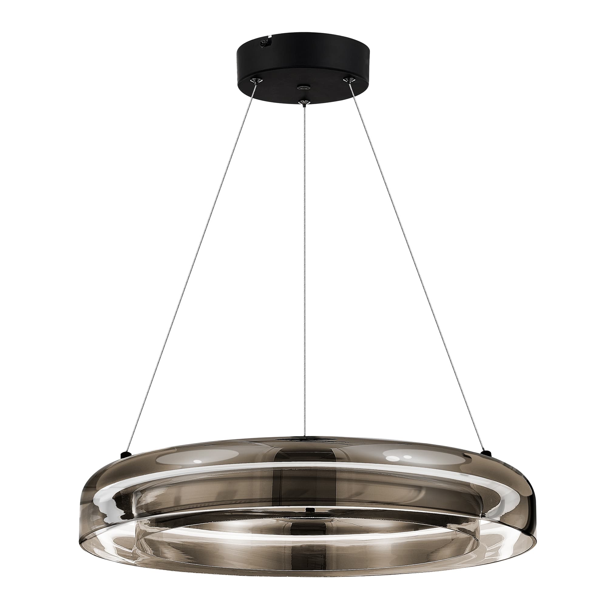 ST LUCE SL6019.333.01 Светильник подвесной Черный/Дымчатый, Белый LED 1*36W 3000K