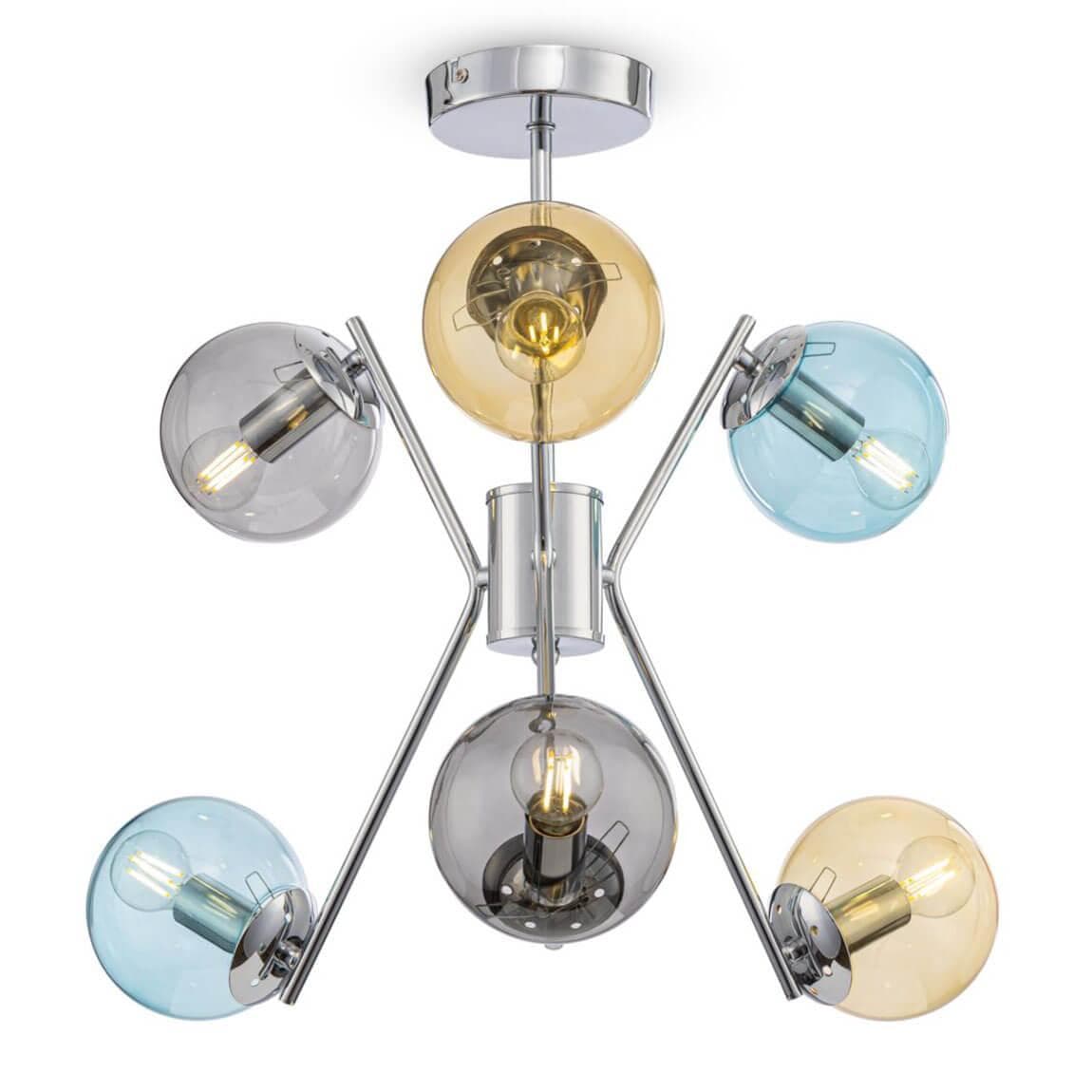 Freya Modern Nancy Хром Люстра FR5083PL-06CH — миниатюра 1
