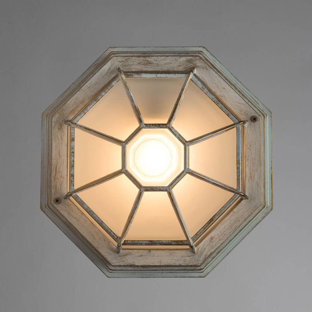 Arte Lamp Pegasus Белый Светильник уличный потолочный 1x60W 1xE27 A3121PF-1WG — миниатюра 4